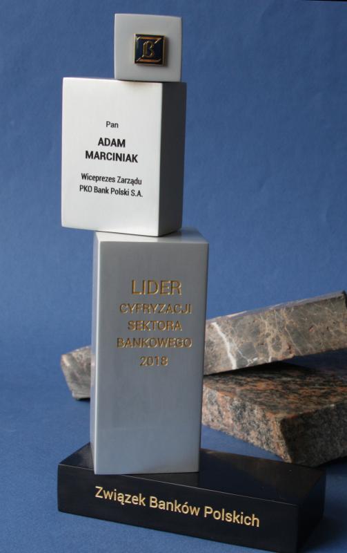 Karneol K-06.P-01.15 • Statuetka - Nagroda Lidera.