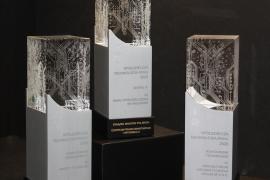 Karneol K-06.P-01.06 • Nagroda – statuetka Spółdzielcze Technologie Roku z metalu i szkła kryształowego.