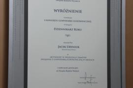 Karneol K-06.P-04.08 • Nagrody - dyplomowe. Wyróżnienie -Dziennikarz Roku.