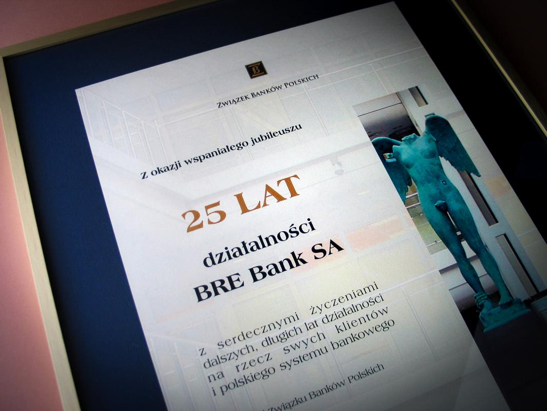 Karneol 01.04.01 • Dyplom jubileuszowy firmy z ilustracją na kartonie ozdobnym