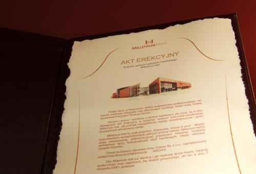 Karneol 03.04.04 • Kopia aktu erekcyjnego w okładce introligatorskiej