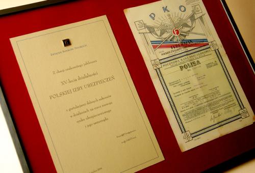 Karneol K-01.P-04.01 • List Gratulacyjny z reprintem dokumentu.