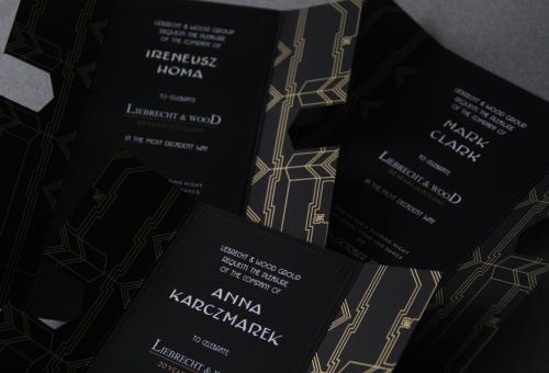 Karneol K-04.P-01.07 • Styl pisma – dowolny parisienne. Personalizacja zaproszeń.