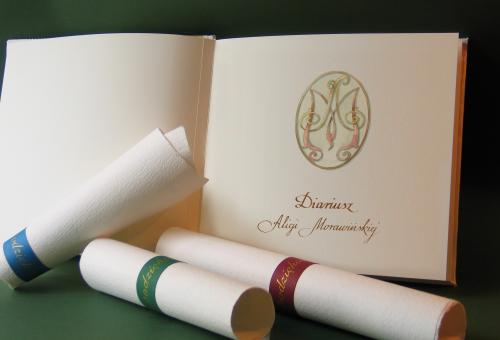 Karneol K-04.P-04.02 • Monogram ozdobny - na stronie tytułowej księgi.
