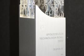 Karneol K-06.P-01.05 • Nagroda – statuetka Spółdzielcze Technologie Roku.