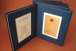 Karneol K-06.P-02.01 • Nagrody – plakietki z dyplomem w okładce. Jubileusz 20-lecia.