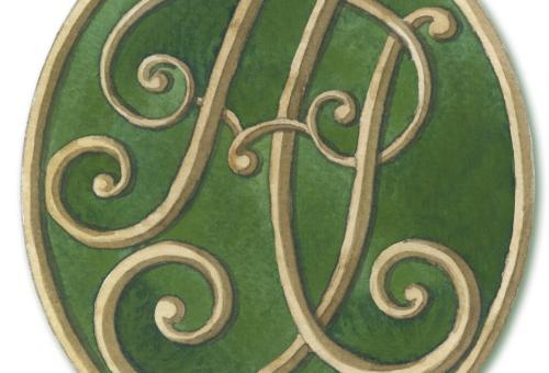 Karneol K-08.P-03.12 • Sygnet z indywidualnym projektem monogramu. Upominek.