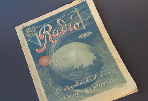 Karneol K-08.P-01.02 • Reprint okładki pierwszego numeru gazety Radio.