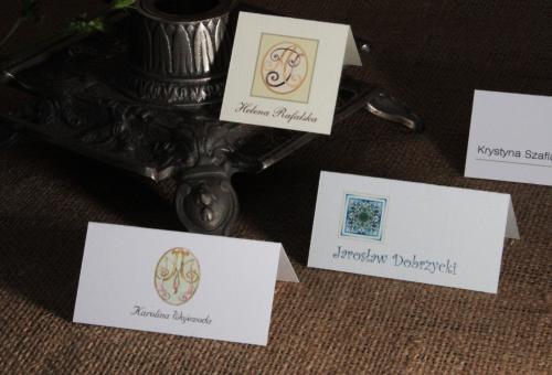 Karneol Nr 11.06. • Personalizowane winietki dla gości. Projekty indywidualne.